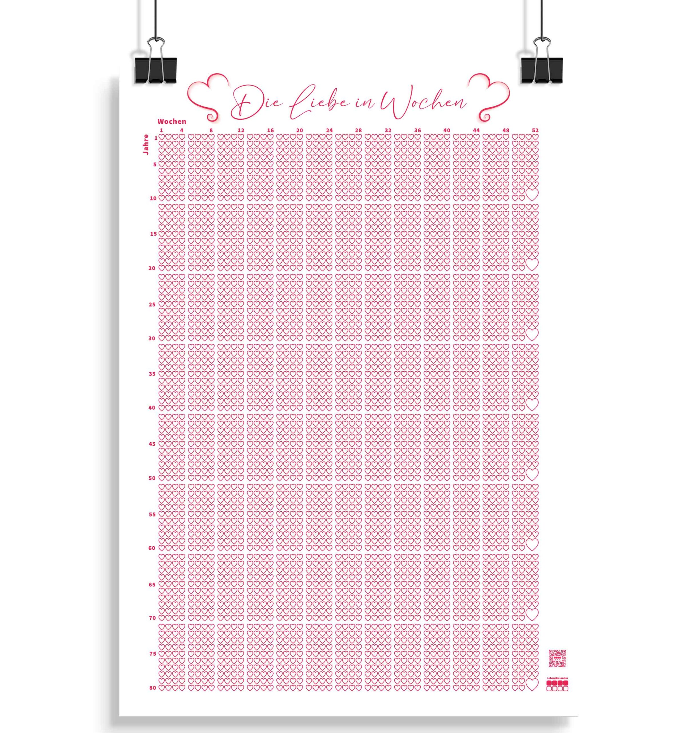 Liebeskalender Die Liebe in Wochen Jetzt kaufen